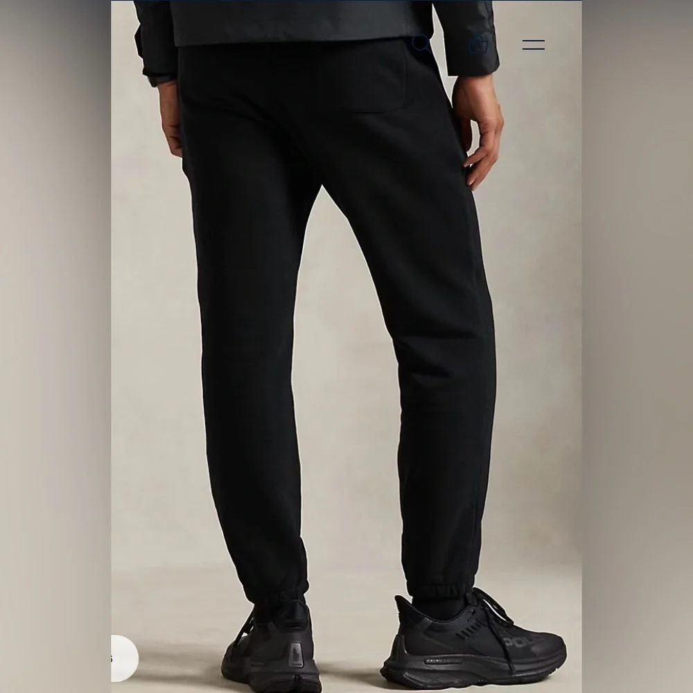 Polo Ralph Lauren Men’s Sz XS Polo‎ Black Fleece Sweatpants